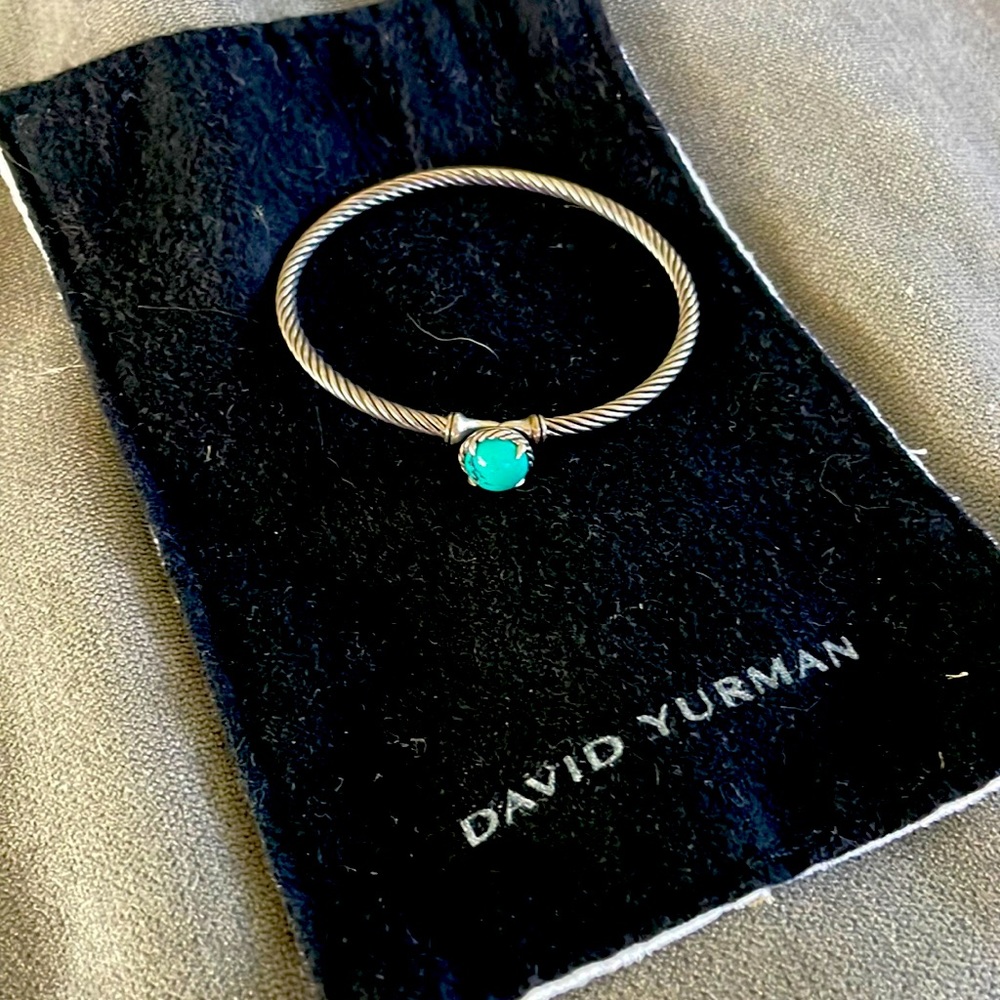 Petite Chatelaine® Bracelet in Sterling Silver with turquoise stone